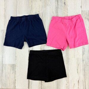 Baby Gap Old Navy Girls Sz M 8 Blue Pink Black Bike Shorts Cartwheel Shorts
